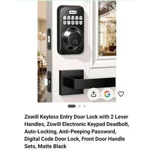 Keyless Entry Door Lock Electronic Keypad Deadbolt with Auto-Locking Feature